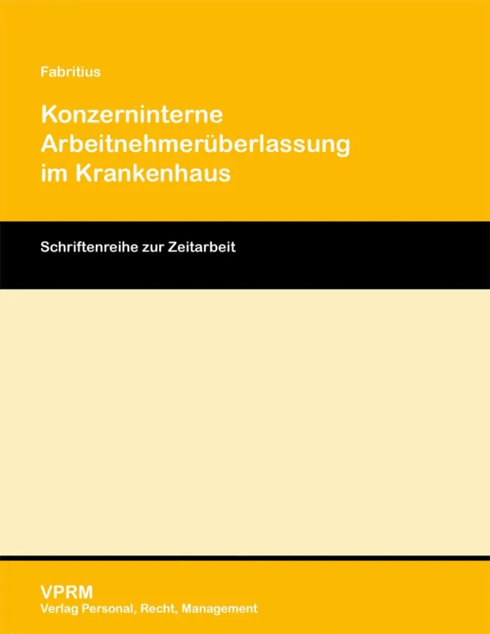 VPRM, Titel aus der Schriftenreihe zur Zeitarbeit