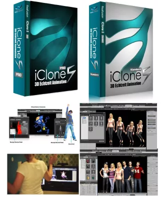 Bild: Reallusions neues iClone 5 unterstützt Microsoft Kintec Bewegungsaufzeichnung