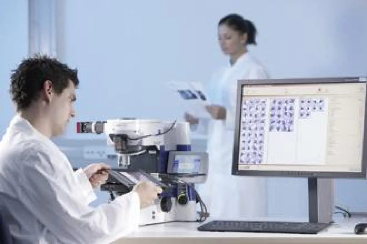 Automatisierte Mikroskopiesysteme unterstützen die Labordiagnostik.