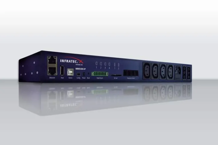 Kontrollzentrale auf einer Höheneinheit: Infratec MMS 400-IP steuert und überwacht Bild: Kontrollzentrale auf einer Höheneinheit: Infratec MMS 400-IP steuert und überwacht