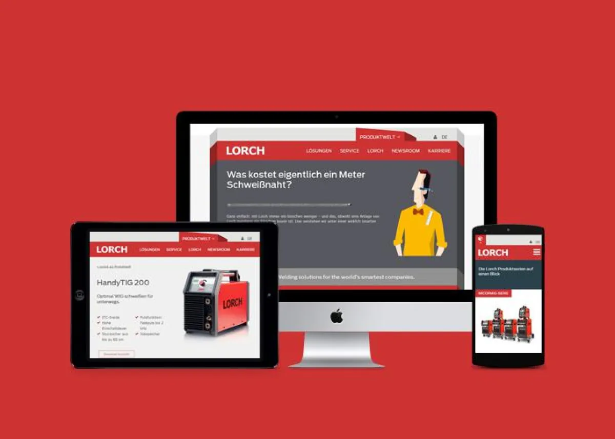 Website Relaunch der LORCH GmbH mit TYPO3 von anders und sehr