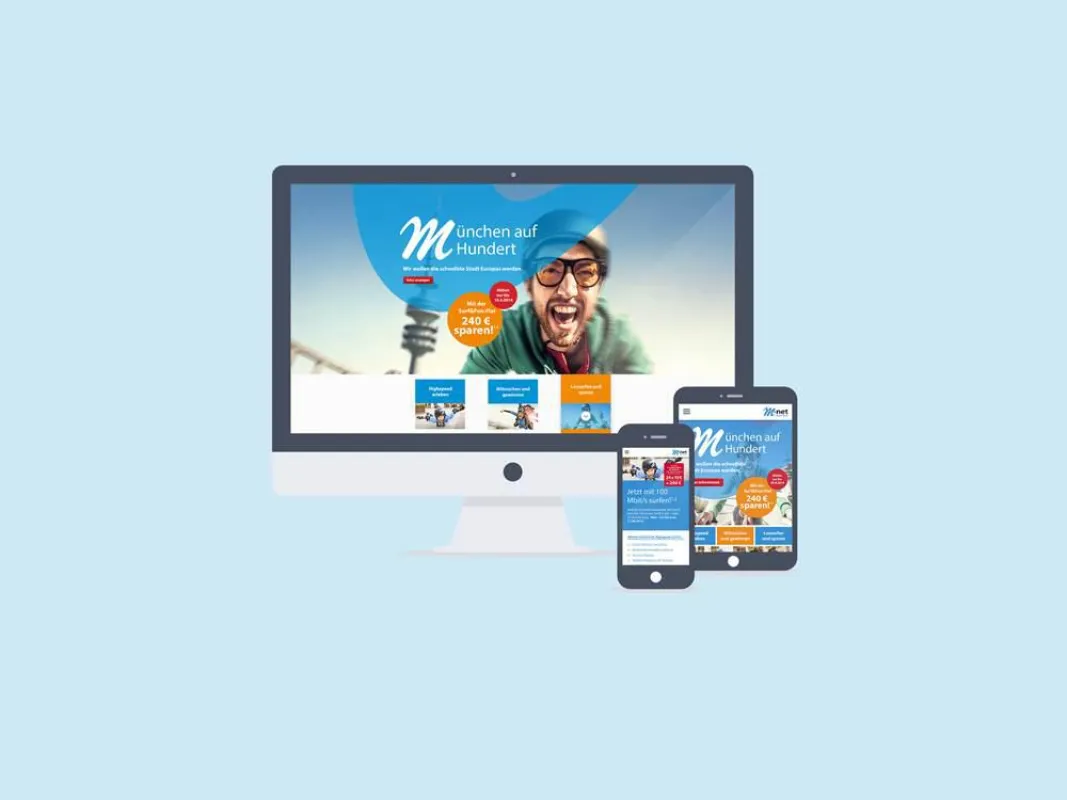M-net Landingpage