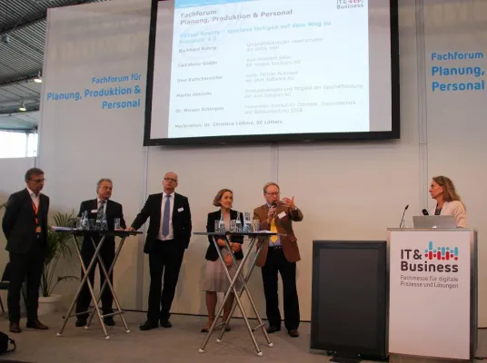 Bild: "Spielend fertigen" Podiumsdiskussion auf der IT & Business 2016 bringt es auf den Punkt
