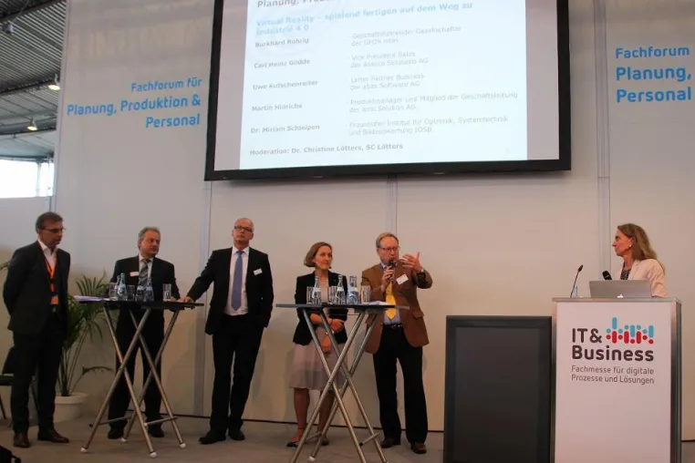 Bild: "Spielend fertigen" Podiumsdiskussion auf der IT & Business 2016 bringt es auf den Punkt