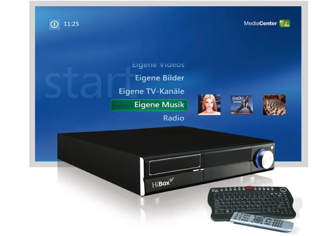 HiBoxTV Media Center – bringt Digital Lifestyle in Ihr Wohnzimmer - Made in Austria