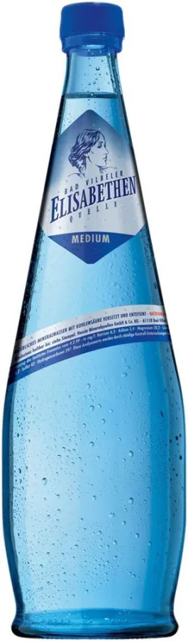 Produziert von O-I Rinteln: Die eisblaue Glaslasche der Elisabethen Quelle