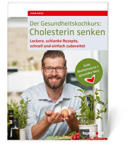 Lecker, schlank und cholesterinarm kochen mit TV-Star Sven Bach Bild: Lecker, schlank und cholesterinarm kochen mit TV-Star Sven Bach
