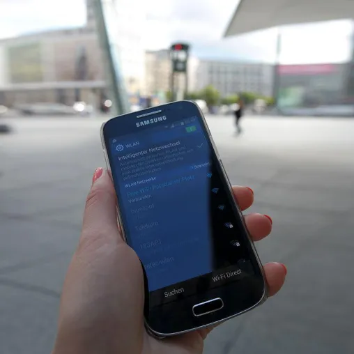 Bild: Der Potsdamer Platz ist ab sofort Berlins Hotspot für WLAN rund um die Uhr