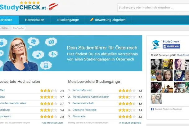 Bild: StudyCheck erobert nun auch Österreich