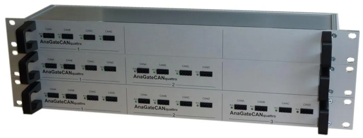 AnaGate CAN quattro im Einschubgehäuse