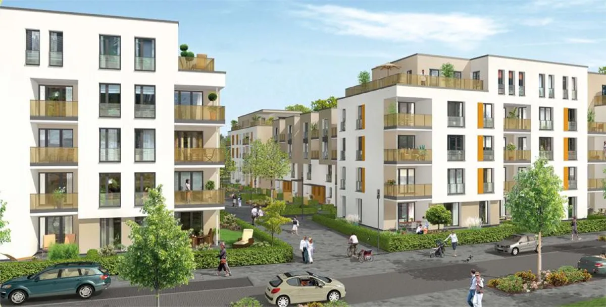 Vorgebirgsgärten - Wohnen im grünen Bereich, Köln  : Foto im Rahmen der Presseberichterstattung zur freien Verwendung