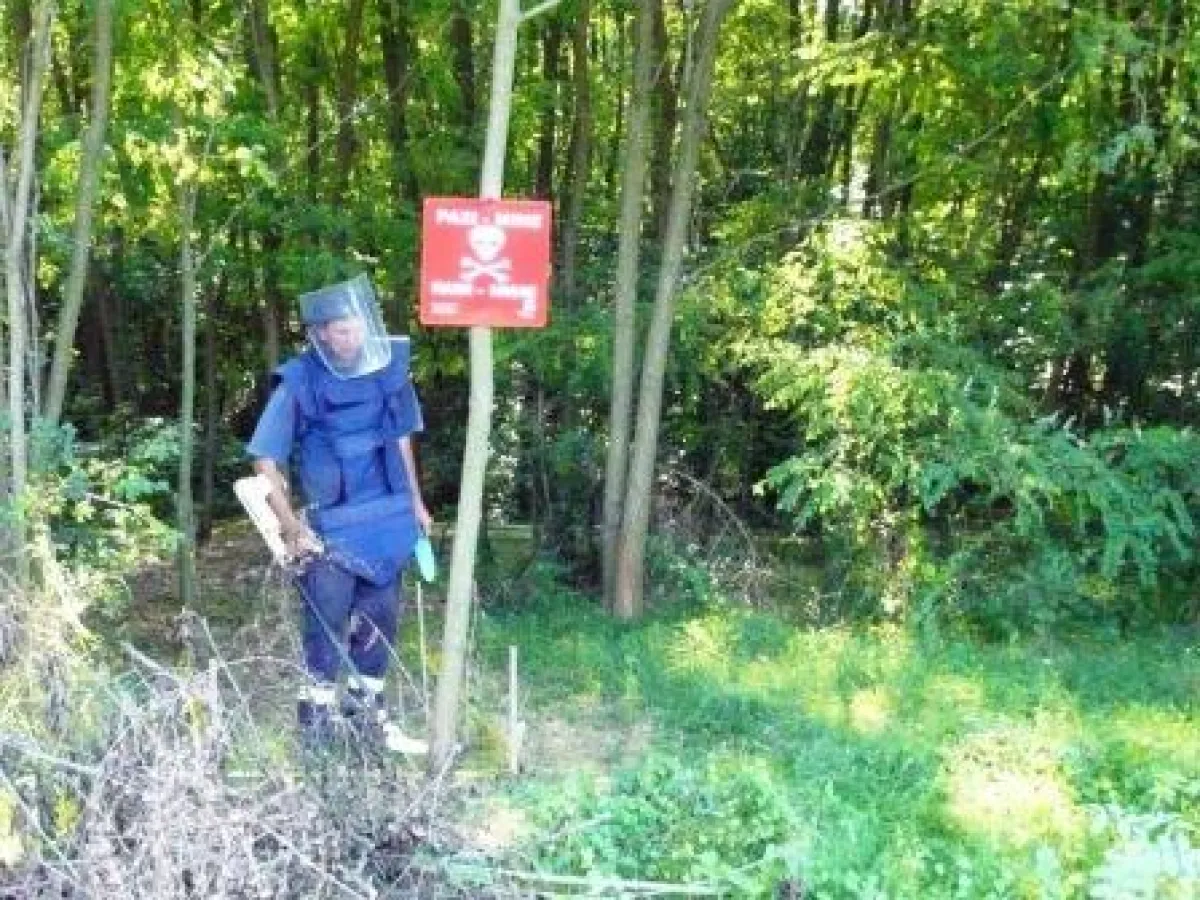 DEMIRA-Minenräumer in Bosnien und Herzegowina/Bild: DEMIRA e.V.