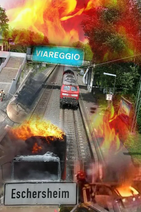 Höllenszenario Frankfurt Eschersheim - Viareggio