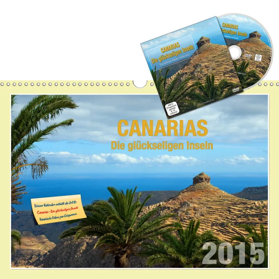 Kalenderdeckblatt mit Ansicht der zugehörigen DVD