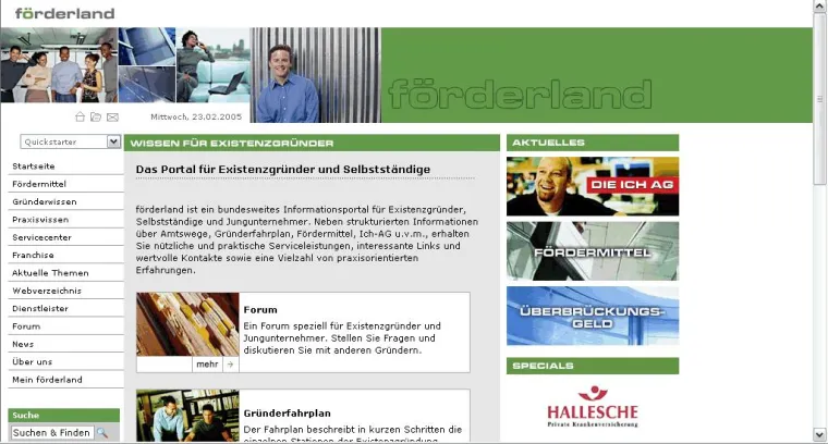 Der Besucheransturm erfordert schnelles Handeln. Agentur marktform stellt foerderland.de auf Typo3 um Bild: Der Besucheransturm erfordert schnelles Handeln. Agentur marktform stellt foerderland.de auf Typo3 um