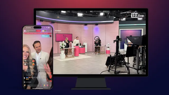 Bild: TV trifft auf TikTok: 123.live setzt mit Hybrid-Premiere neue Maßstäbe im Live-Shopping-Markt.