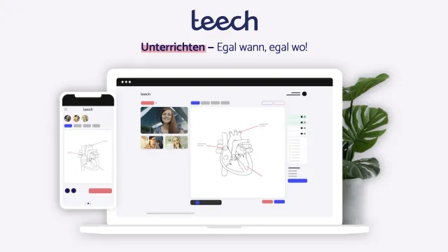 teech – Das digitale Klassenzimmer von heute – die hybride Mission für morgen! Bild: teech – Das digitale Klassenzimmer von heute – die hybride Mission für morgen!