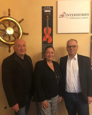 Bild: INTERHOMES AG und Klassische Philharmonie NordWest geben Partnerschaft bekannt