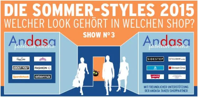 Bild: Aller guten Shows sind drei: Die Andasa Fashion Weeks sind über den Berg