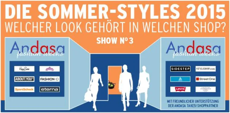 Bild: Aller guten Shows sind drei: Die Andasa Fashion Weeks sind über den Berg