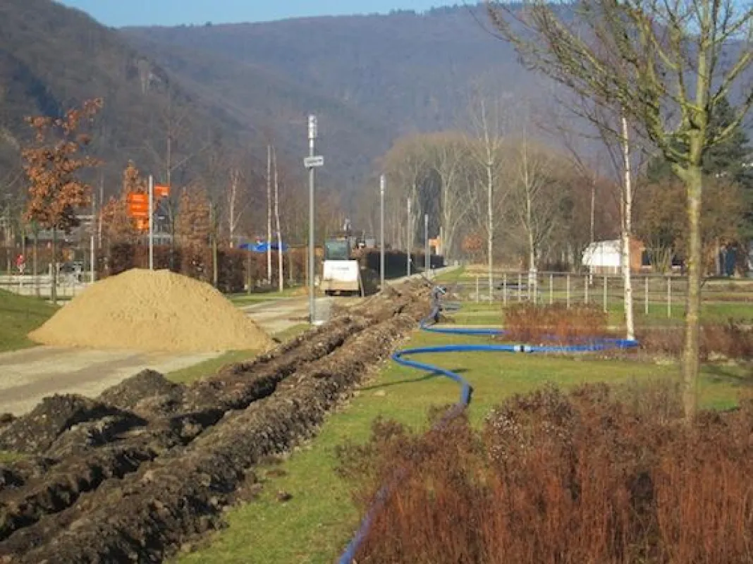 Impressionen von den Arbeiten auf dem ehemaligen Landesgartenschau-Gelände (Foto: Ch. Stock)