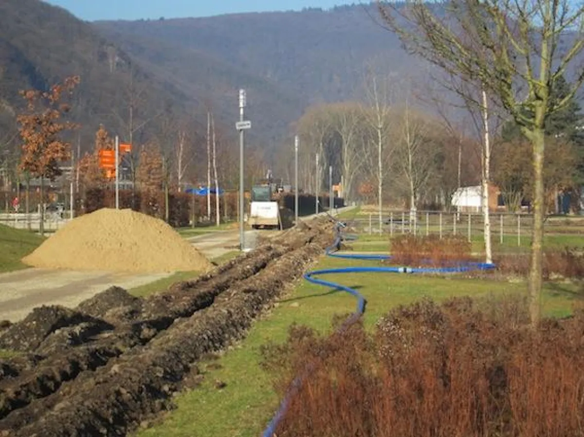 Impressionen von den Arbeiten auf dem ehemaligen Landesgartenschau-Gelände (Foto: Ch. Stock)