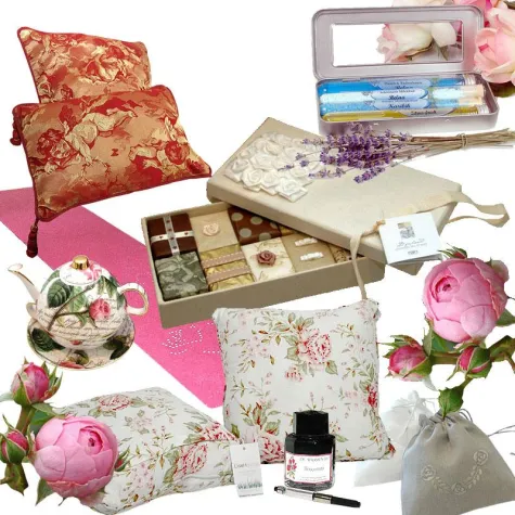 Bild: Online-Shop für Accessoires aus Rosen, Engel und Lavendel