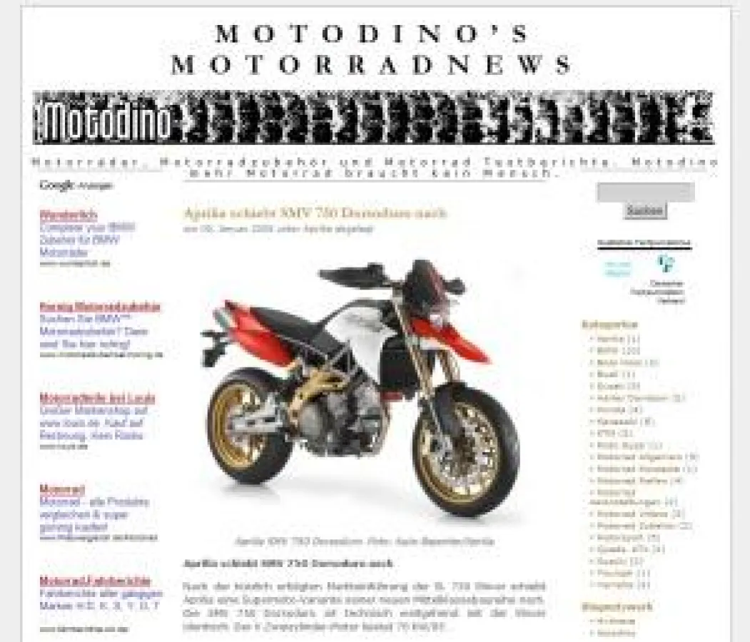motodino.de - alles was Biker(innen) interessiert
