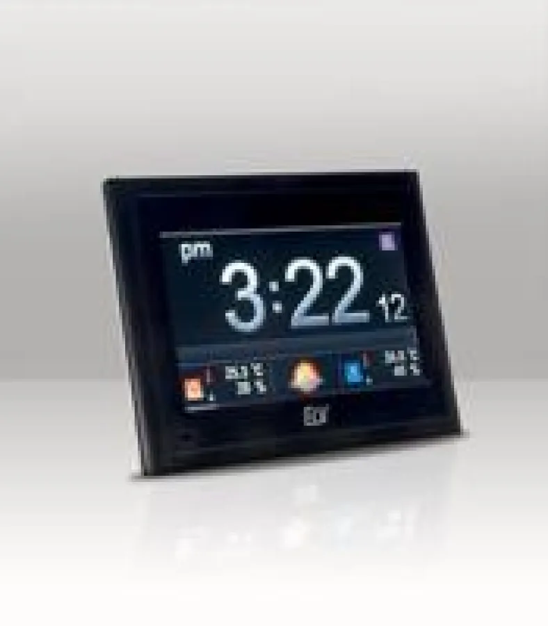 Foto-Funk-Wetterstation mit Zeitanzeige