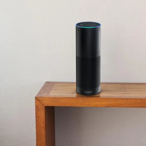 Alexa, der cloud-basierte Sprachdienst im Hotelzimmer. Bild: Alexa, der cloud-basierte Sprachdienst im Hotelzimmer.