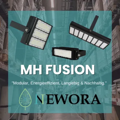 Bild: Modularer LED-Hallenstrahler MH Fusion 