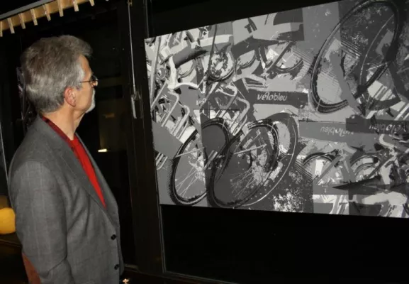 Bild: Siebdruckausstellung im Drucksalon ein voller Erfolg