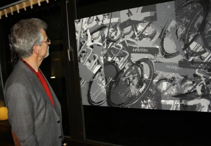 Bild: Siebdruckausstellung im Drucksalon ein voller Erfolg