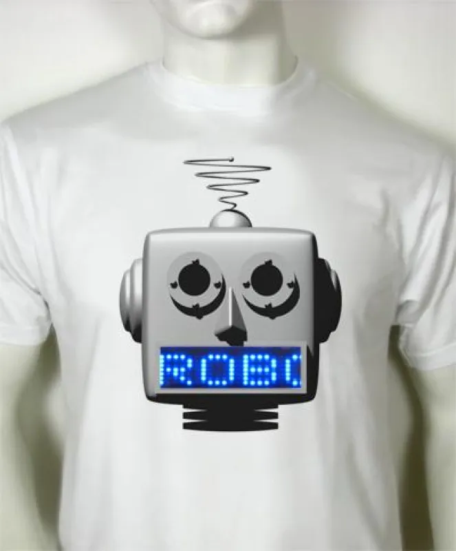 Das neue Robo-Shirt aus der Frühjahrskollektion con LED Fashion