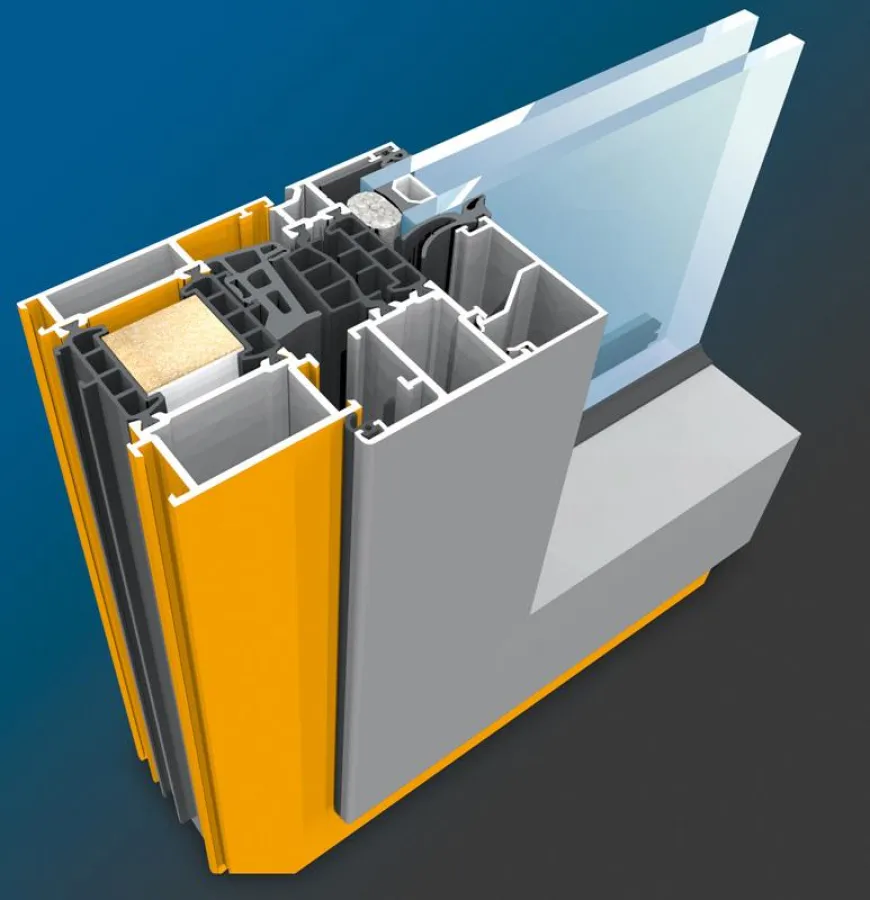 Hochwärmegedämmt, verarbeitungsfreundlich und kompatibel mit den anderen Systemen von Akotherm: die SI-Serie AT 740 SI in 75 mm.