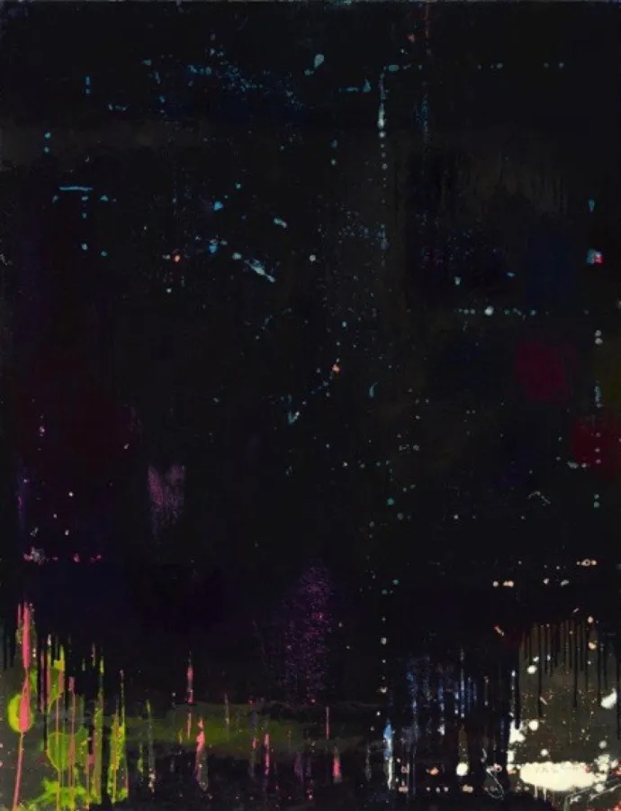 Emmanuel Barcilon o.T. 2019 Lack und Pigment auf Holz 200 x 153 cm © Emmanuel Barcilon