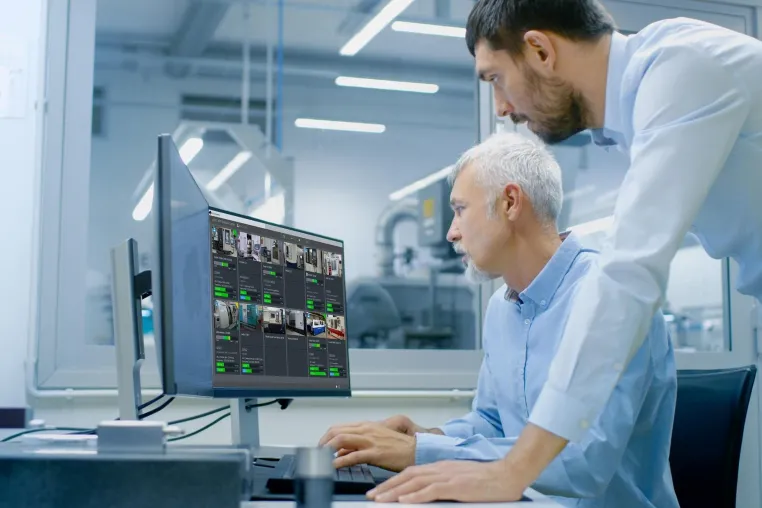 Bild: Neuartiges, hybrides Shopfloor Monitoring bündelt Daten aus ERP, PPS, MES und PZE