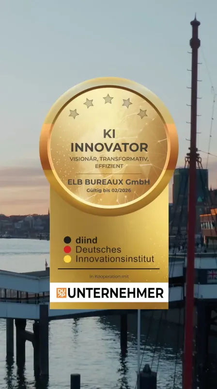 ELB BUREAUX vom diind als KI INNOVATOR ausgezeichnet