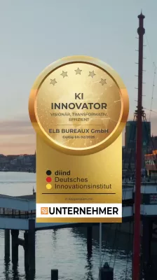 Bild: ELB BUREAUX als KI INNOVATOR ausgezeichnet