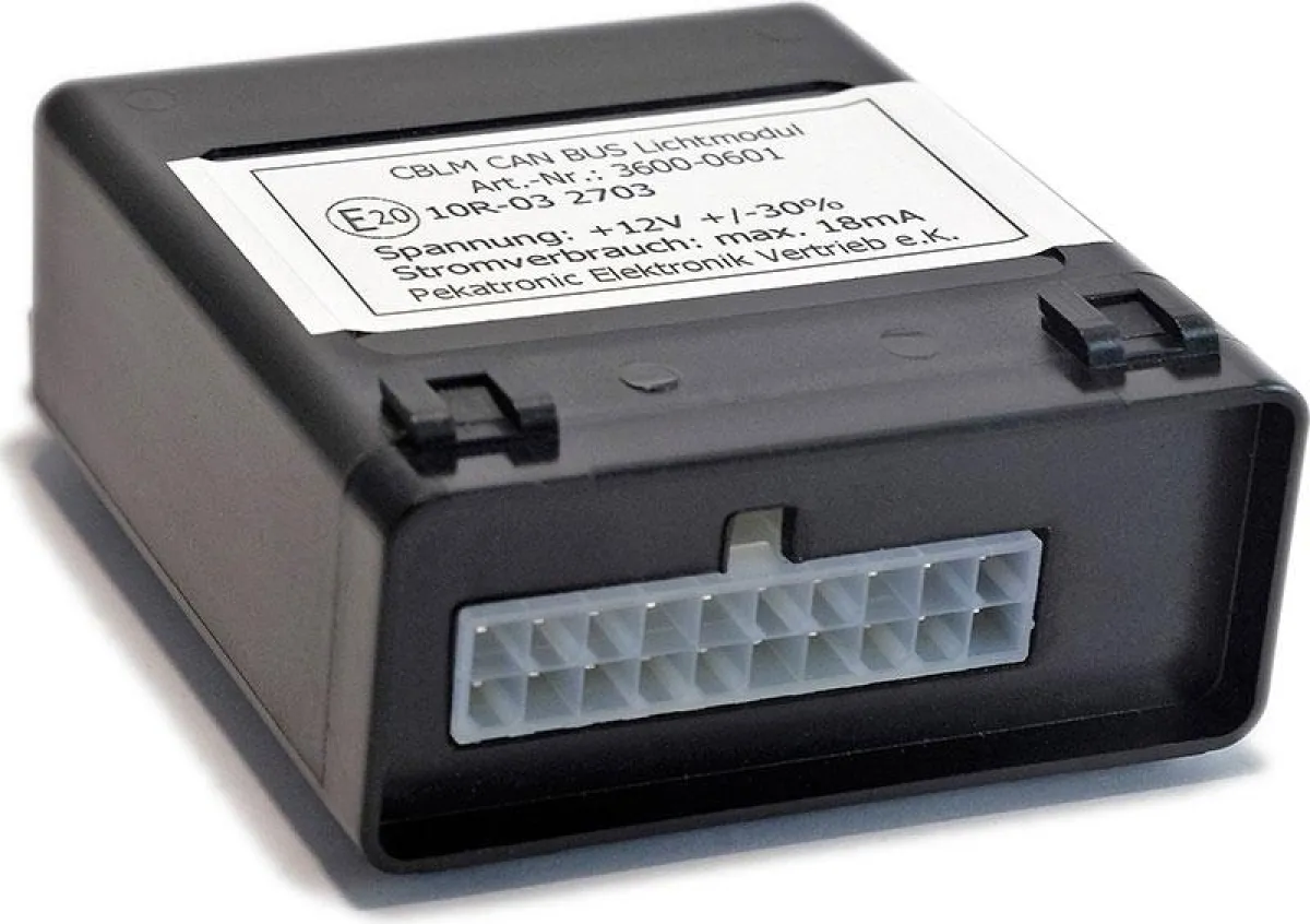 Mit dem Pekatronic CAN-Bus-Lichtmodul sicherheitsrelevante Beleuchtungsfunktionen ins Fahrzeug
