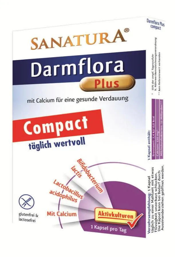 Natura bringt Darmflora Plus compact auf den Markt