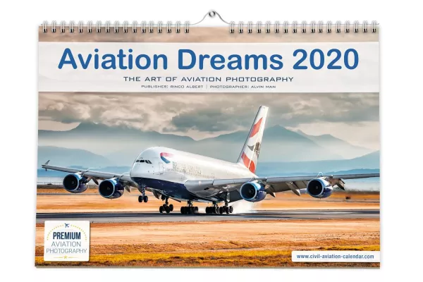 Bild: Flugzeug-Kalender Aviation Dreams 2020 sorgt für Aufsehen unter Airplane-Spottern