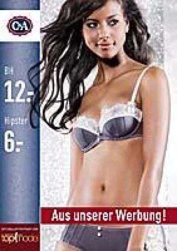 Bild: Sara Nuru präsentiert Lingerie-Linie für C&A
