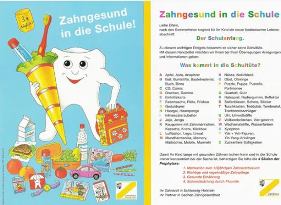 Bild: Zahnärzte machen Vorschläge zum Schulanfang / Alles für zahngesunde ABC-Schützen