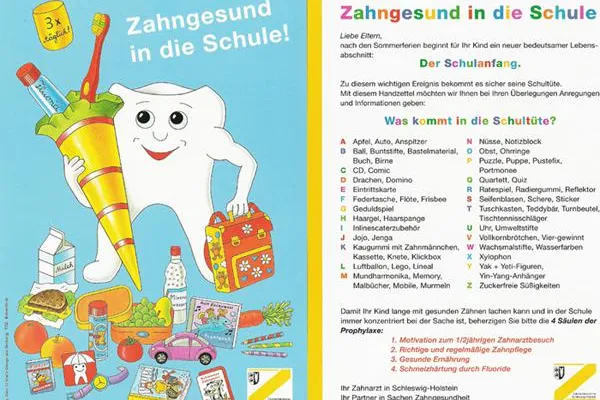 Bild: Zahnärzte machen Vorschläge zum Schulanfang / Alles für zahngesunde ABC-Schützen