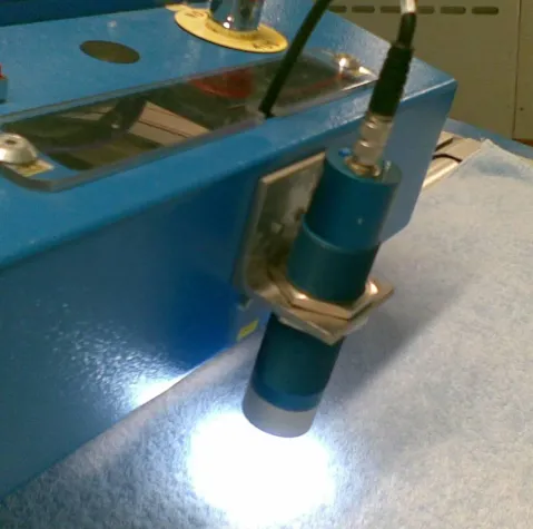 Bild: Farbsensor für die Bewertung ausgewaschener Textilien