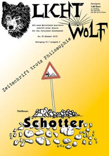 Bild: Die Nummer 50 der Zeitschrift trotz Philosophie