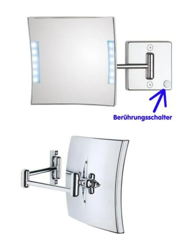 Kosmetikspiegel mit LED - Beleuchtung