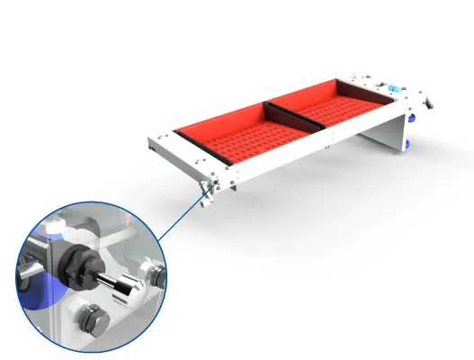 Kompakte Sortieranlage für Paketansturm mit Stoßdämpfern gewappnet Bild: Kompakte Sortieranlage für Paketansturm mit Stoßdämpfern gewappnet