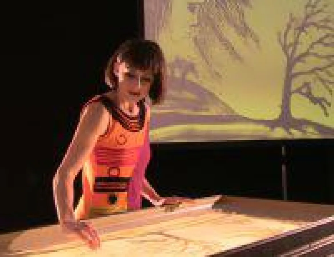 Sabrinas Sandmalerei Showact begeisterte bei Firmenevent